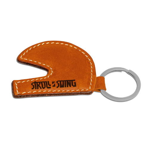 Helmet Keychain Camel Brown