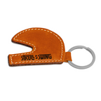 Helmet Keychain Camel Brown