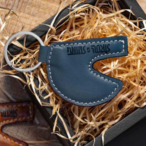 Helmet Keychain Grey