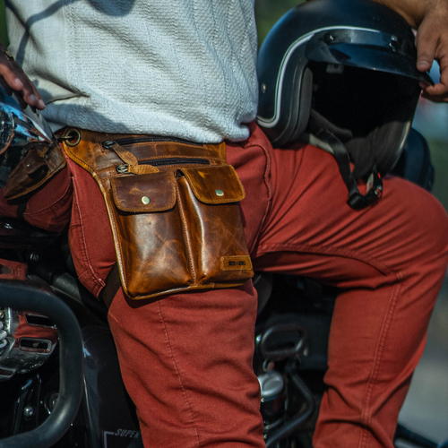 Leather Thigh Bag