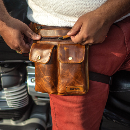 Leather Thigh Bag