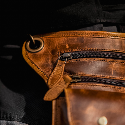 Leather Thigh Bag