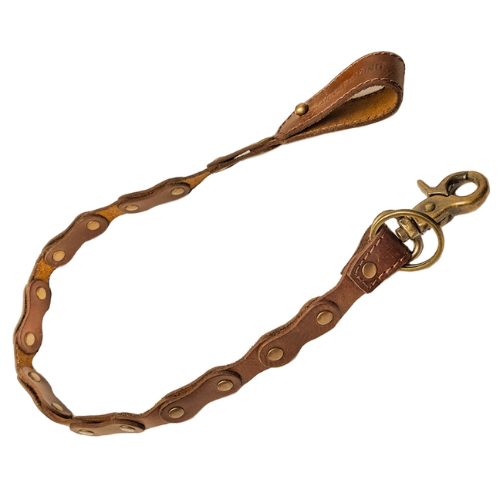 Walnut Running Keychain